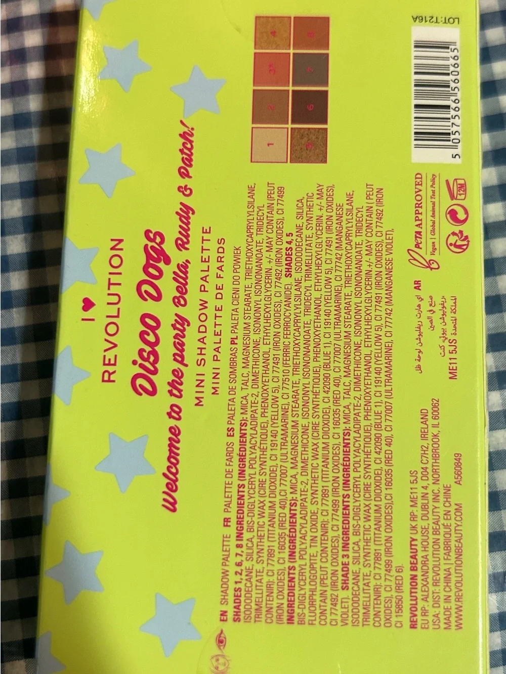 Revolution Mini Eyeshadow Palette - Disco Dogs